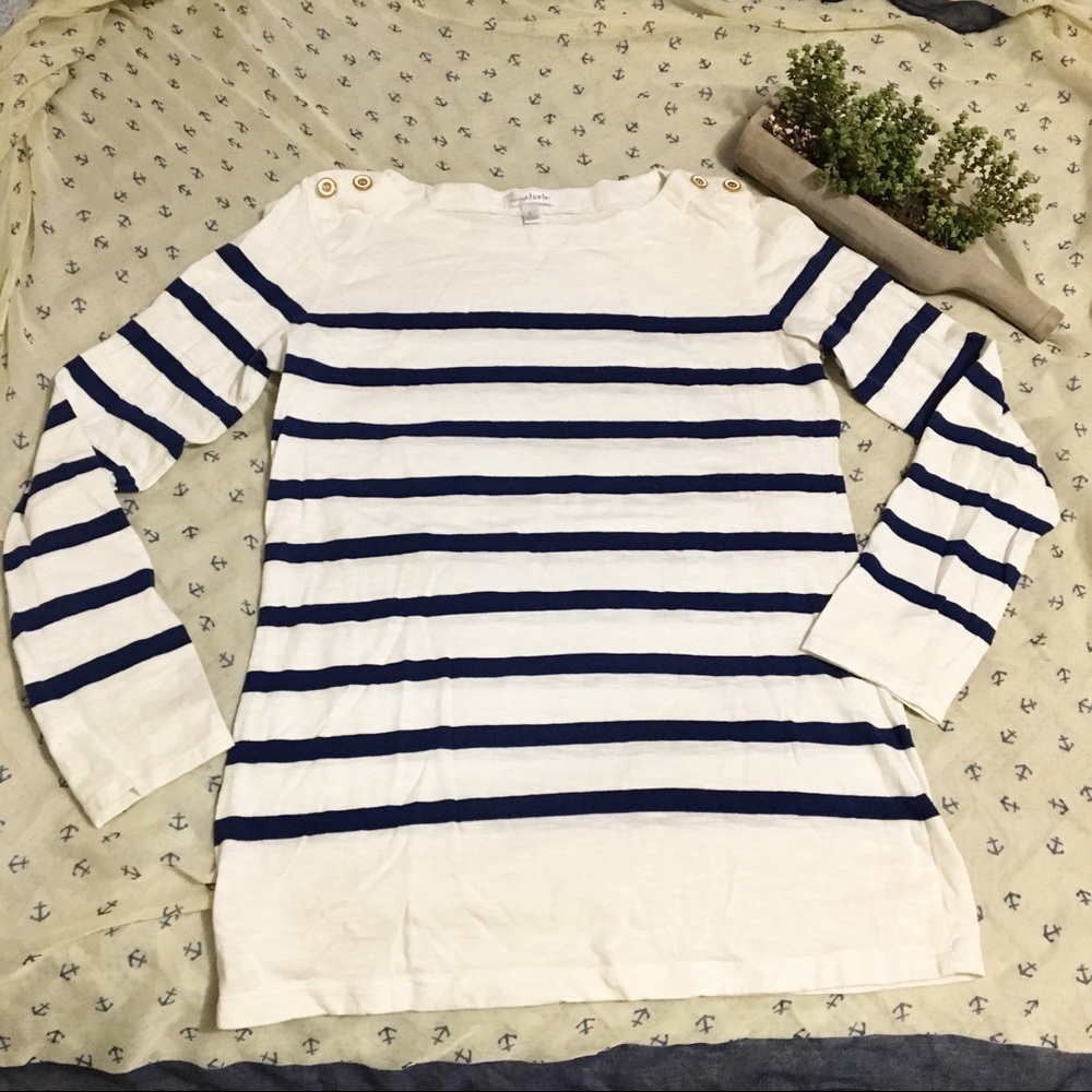Sailor stripped long sleeve shirt